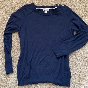 Navy Banana Republic merino sweater